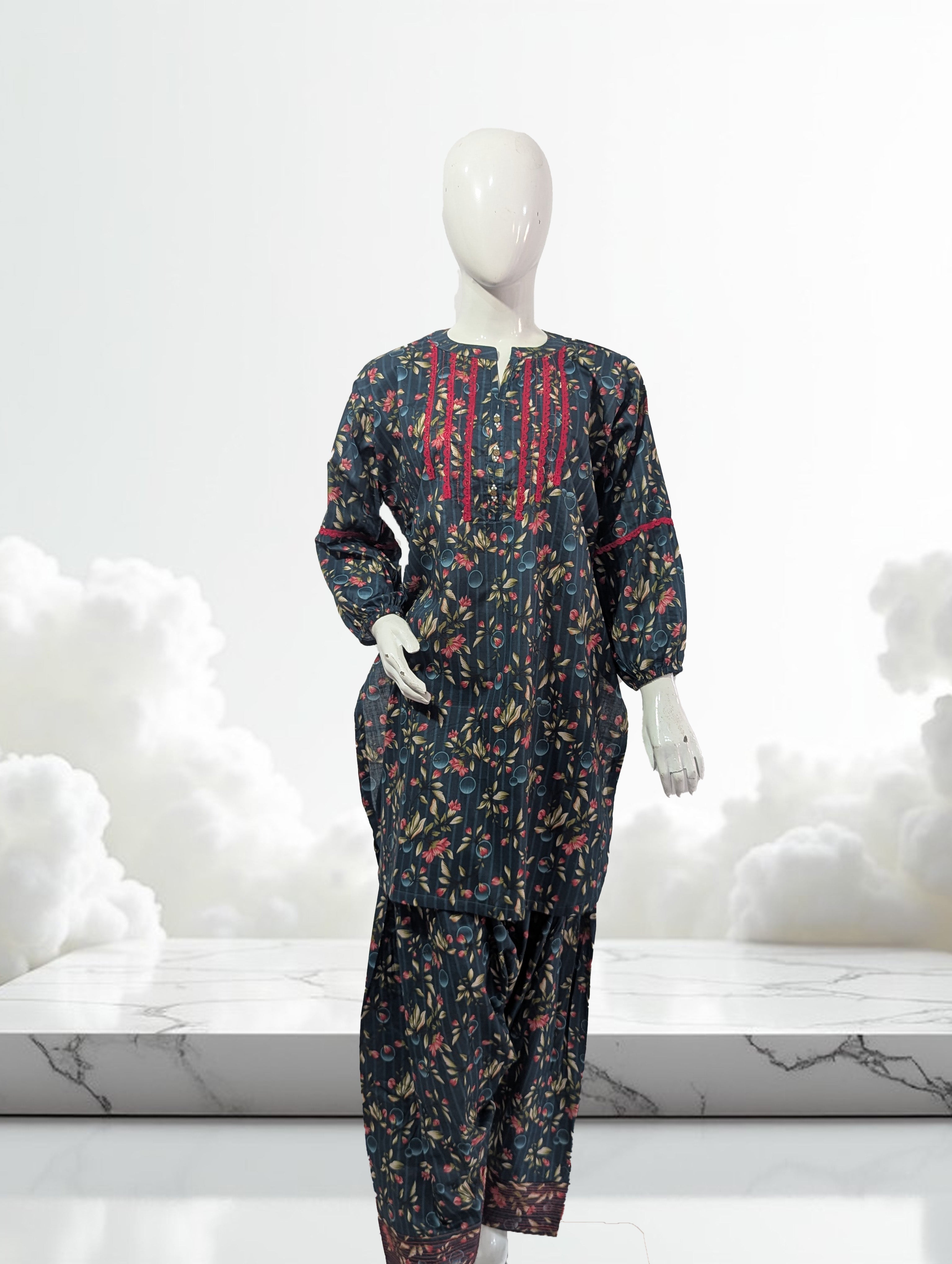Mid-Night Bloom Co-Ord 5142