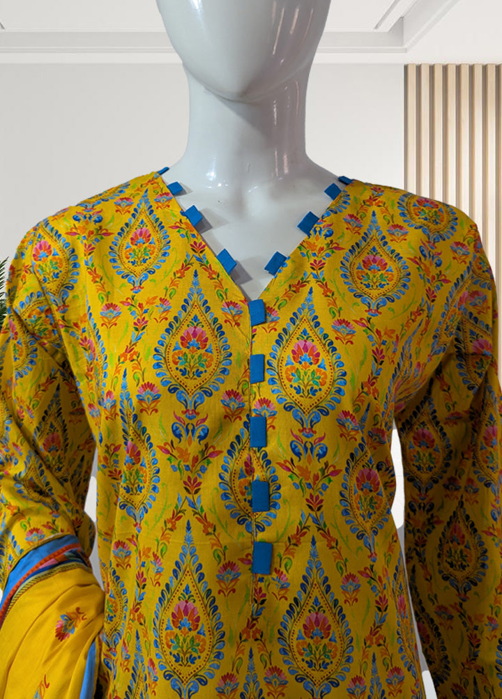 Sunblooming.....3 piece stitched lawn suit 5136