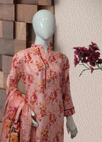 Flora cascade 3 Piece Stitched lawn suit 5137