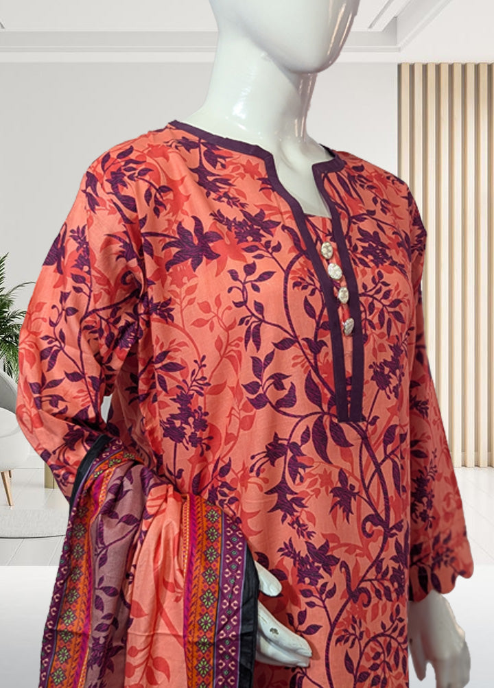 Gardenia 3 Piece Stitched lawn suit 5134