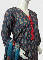 Tealtree 3 Piece Stitched lawn suit 5141