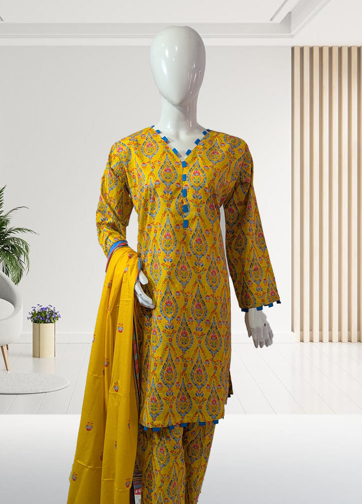 Sunblooming.....3 piece stitched lawn suit 5136