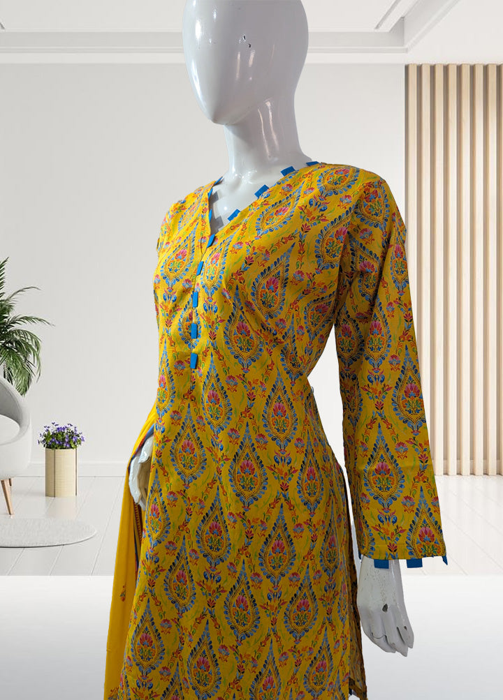 Sunblooming.....3 piece stitched lawn suit 5136